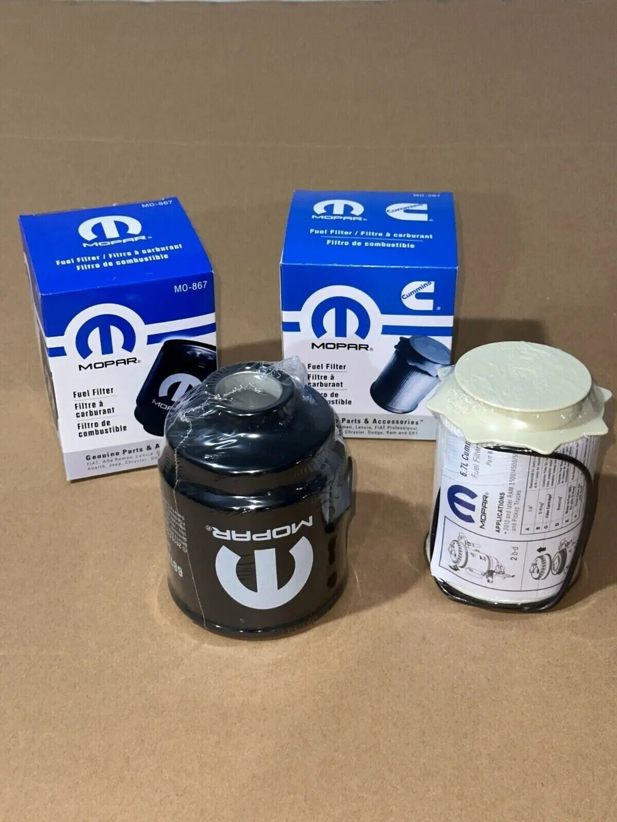 OEM Filters OEM Diesel Fuel Filter Replacement Kit OEM Diesel Fuel Filter for Dodge Ram OEM Air Filter for Dodge Ram Cummins OEM moparonlineparts mopargenuineparts Mopar performance Filters Mopar Parts Mopar Oil Kit Mopar oil filter fuel filter mopar oil filter Mopar Oil & Fuel Kit Mopar OEM fuel filters and rear water separator Mopar OEM Fuel Filter Water Separator Set Mopar OEM Fuel Filter Water Separator Mopar OEM Filters Set Mopar OEM Filters