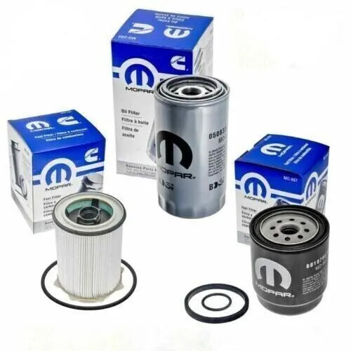 OEM Diesel Fuel Filter Replacement Kit OEM Diesel Fuel Filter for Dodge Ram OEM Air Filter for Dodge Ram Cummins OEM moparonlineparts mopargenuineparts Mopar Performance Filters Mopar Parts Mopar oil filter fuel filter mopar oil filter Mopar OEM Fuel Filter Water Separator Set Mopar OEM Fuel Filter Water Separator Mopar OEM Filters Set Mopar OEM Filters Mopar OEM Mopar Fuel Filter Kit for 6.7L Cummins Diesel Mopar Fuel Filter for 6.7L Diesel