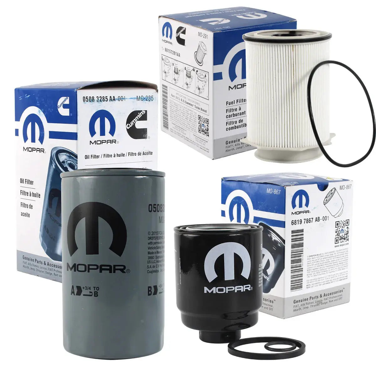 High-Quality Fuel Filters for Ram Trucks High-Quality Breather Filter for Cummins High-Performance Air Filters for Cummins Heavy Duty Trucks Heavy Duty Fuel Filter for Dodge Ram Genuine Replacement Filters for Dodge Ram Genuine Mopar Oil Filter 5083285AA Genuine Mopar Fuel/Water Separator Filters Genuine Mopar Diesel Fuel Filter Genuine Mopar Cabin Air Filter 68535623AA Genuine Mopar (68157291AA) Fuel Filter Genuine Fuel/Water Separator Filters Genuine fuel filters kit fule filters