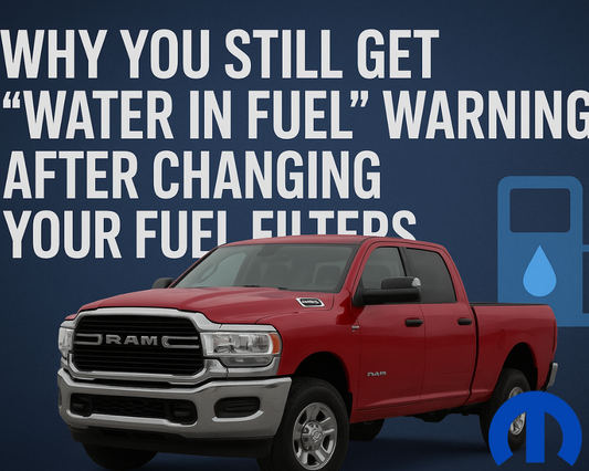 Why You Still Get “Water in Fuel” Warnings After Changing Your Fuel Filters on a Ram 2500