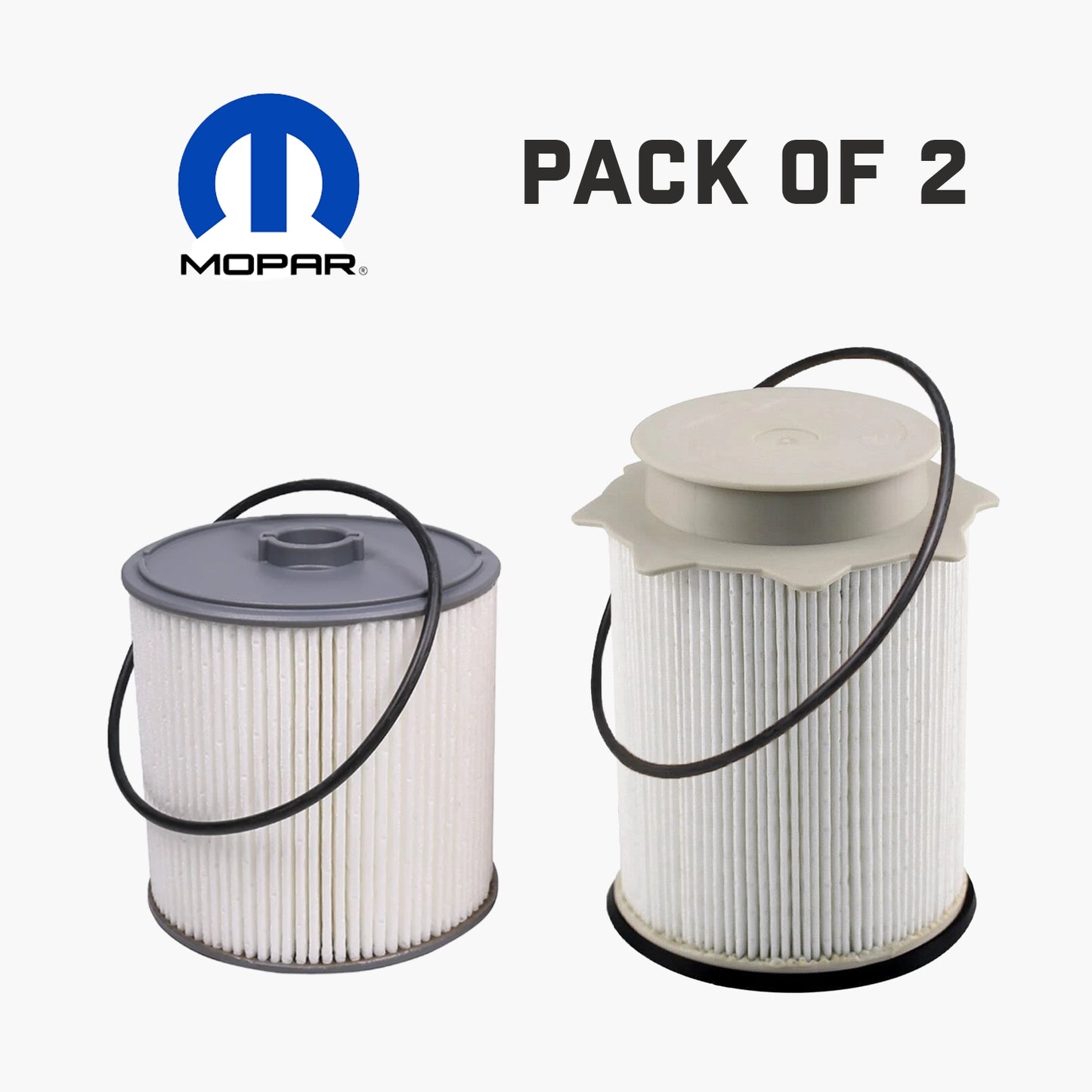 2019-2025 Dodge Ram Truck 6.7L Cummins Diesel Fuel Filters 68157291AA and 68436631AA ( Pack Of 2 )