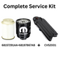 Dodge Ram 6.7 Liter Diesel Fuel Filter Water Separator Set + CV52001 6.7 L Cummins Crankcase