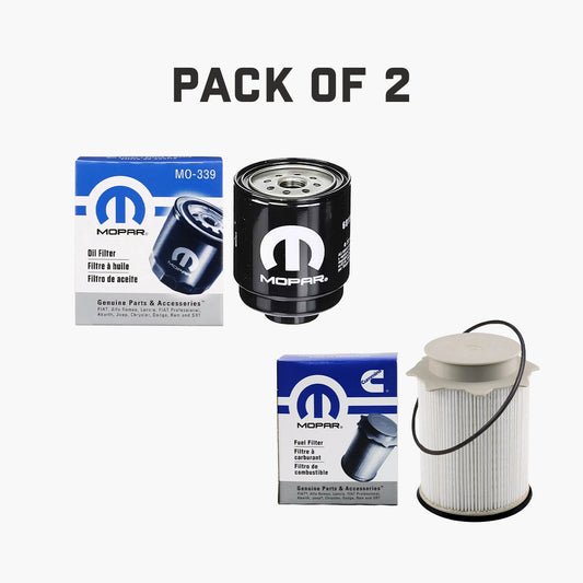Dodge Ram 6.7 Liter Diesel Fuel Filter Water Separator Set 2013-18  Mopar OEM (Pack of 2)