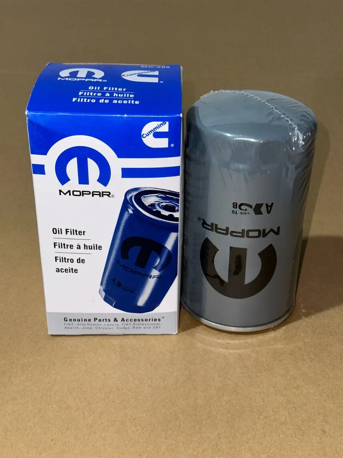 Mopar Diesel Fuel Filter Set and Oil Kit OEM  for 2019-2021 Ram 2500 3500 4500 5500 6.7L (Pack of 3) Free Shipping - Mopar Filters