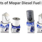 Mopar Diesel Fuel Filter Set and Oil Kit OEM for 2019-2021 Ram 2500 - 5500 6.7L (2 Sets Pack of 3 ) Free Shipping - Mopar Filters