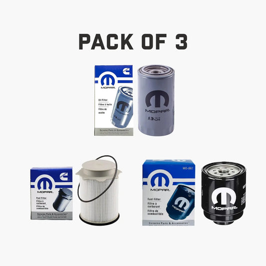 Dodge Ram 6.7L Cummins Diesel Filter Set Mopar OEM (Pack of 3) Free Shipping